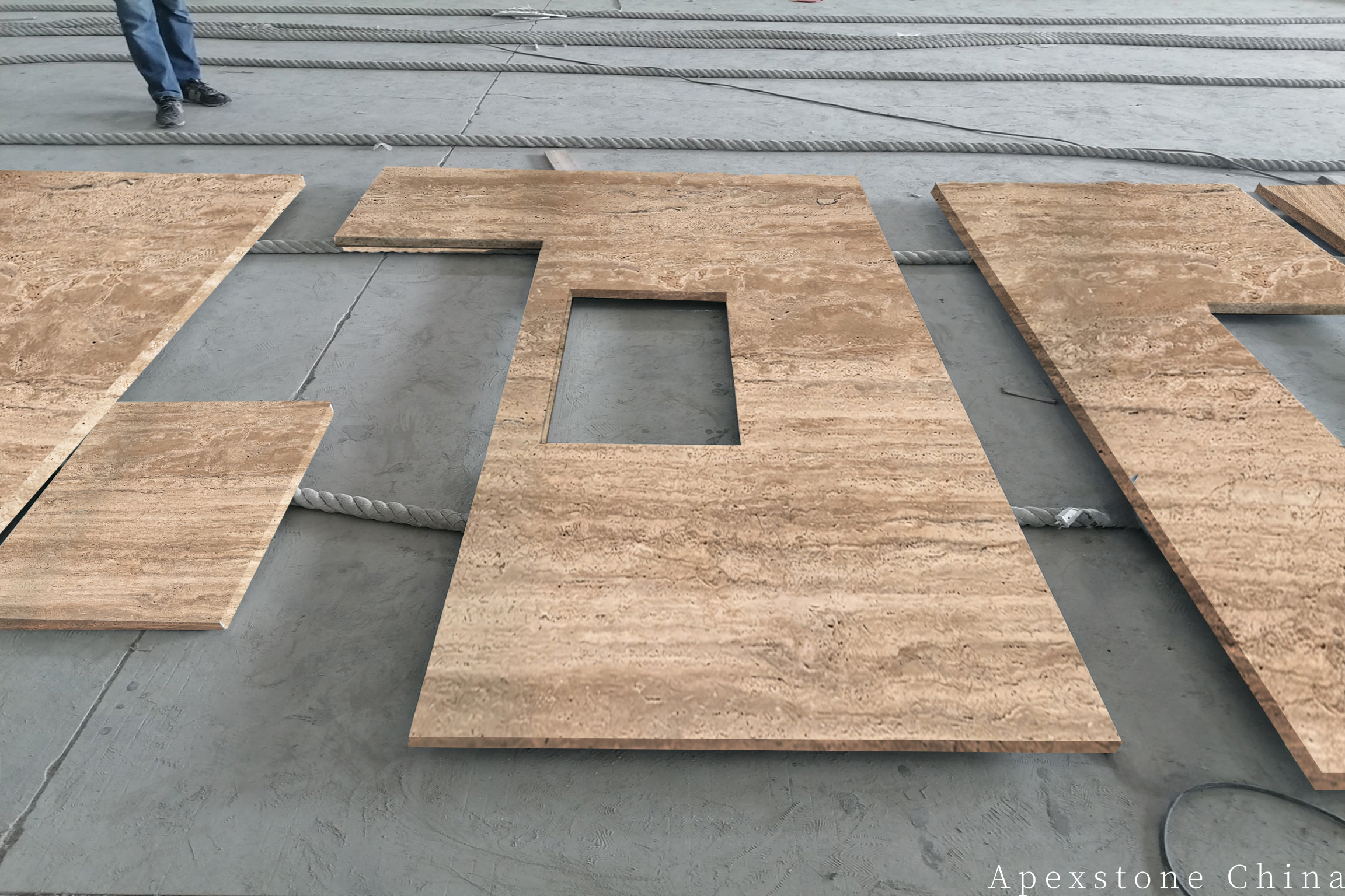 Travertine Romano Countertops, Islands & Vanity Tops Travertine Classico Roma