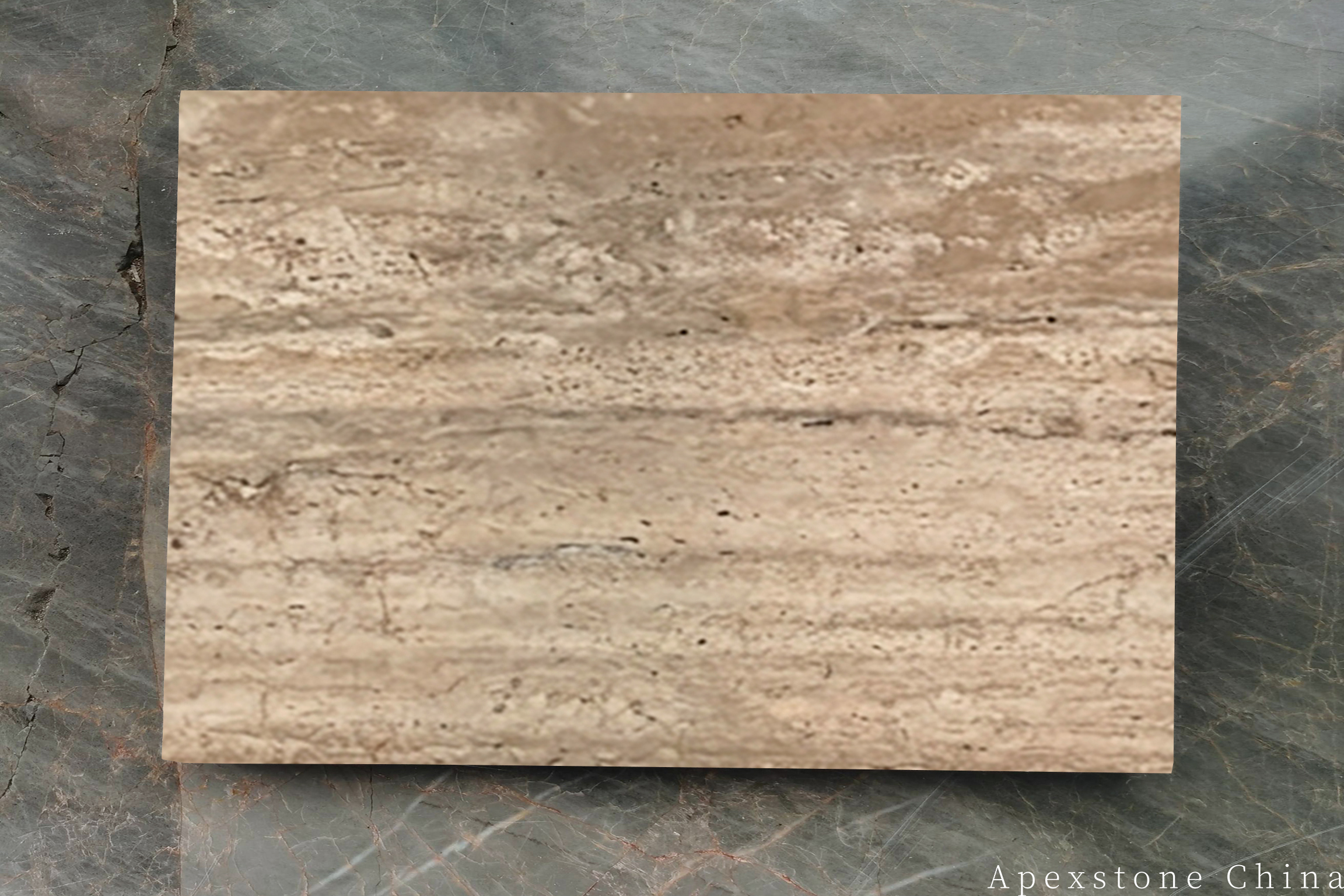 Travertine Romano driveway pavement