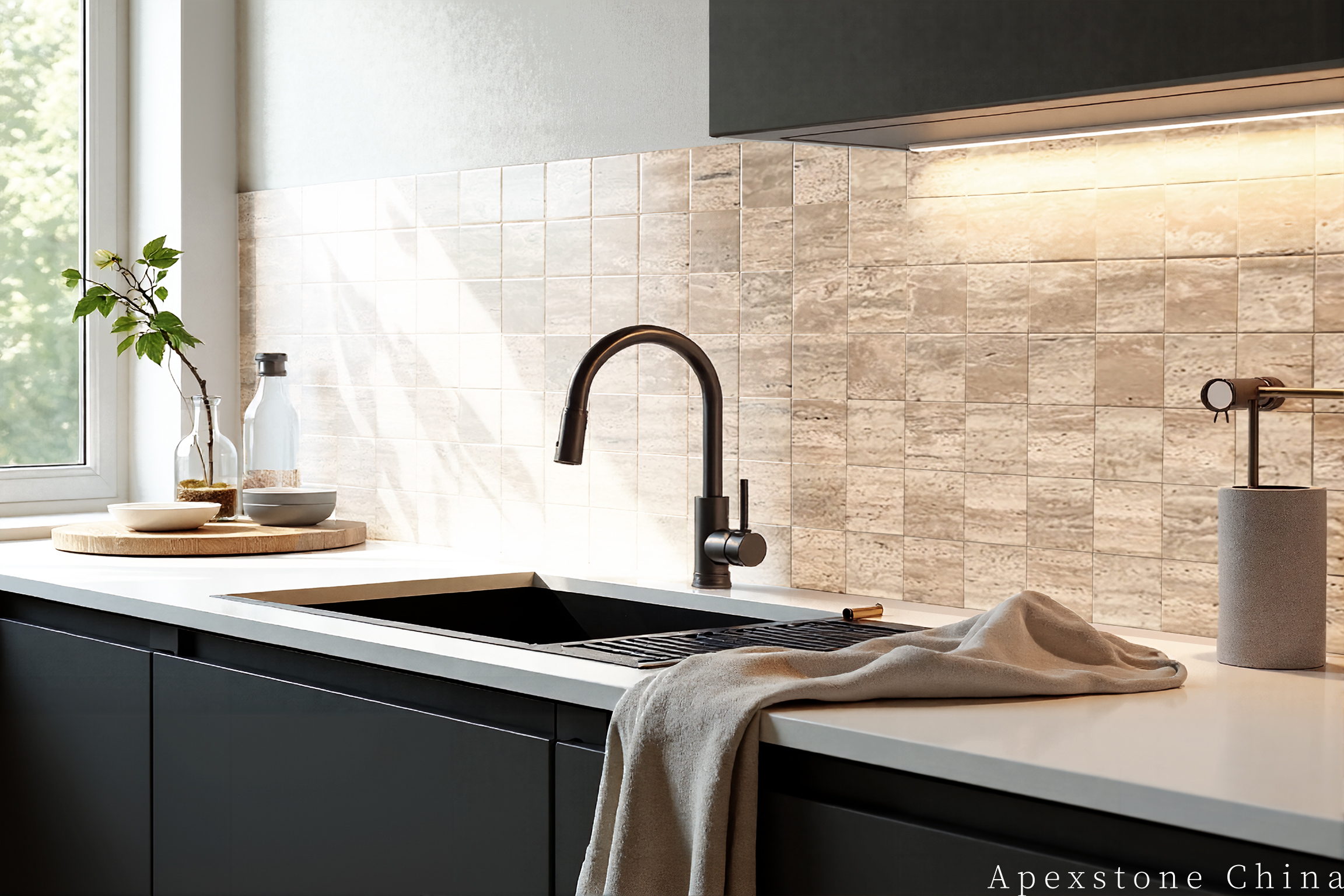 Italian Travertine Romano Tiles - Floor, Wall & Backsplash Travertine Floor Tiles