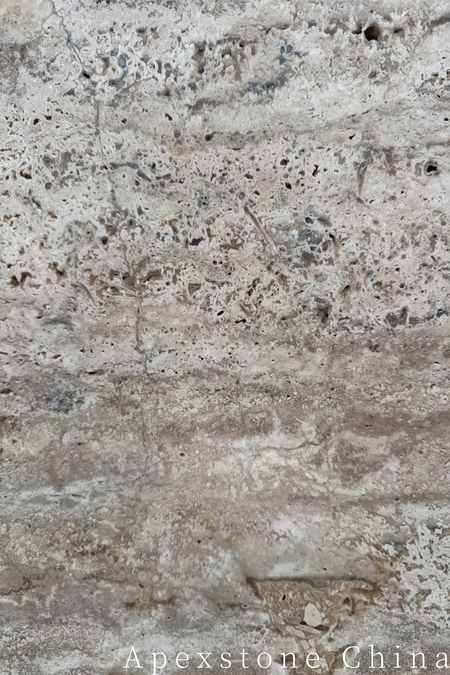 Travertine Romano slabs details