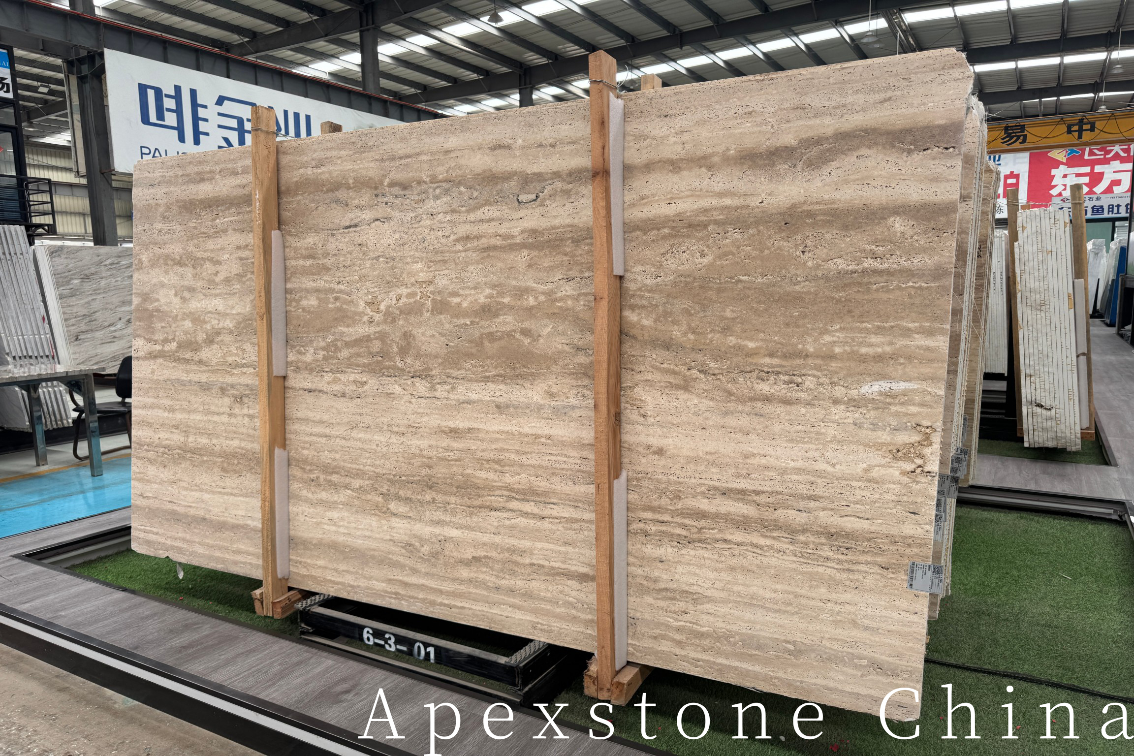 Travertine Romano full size slabs