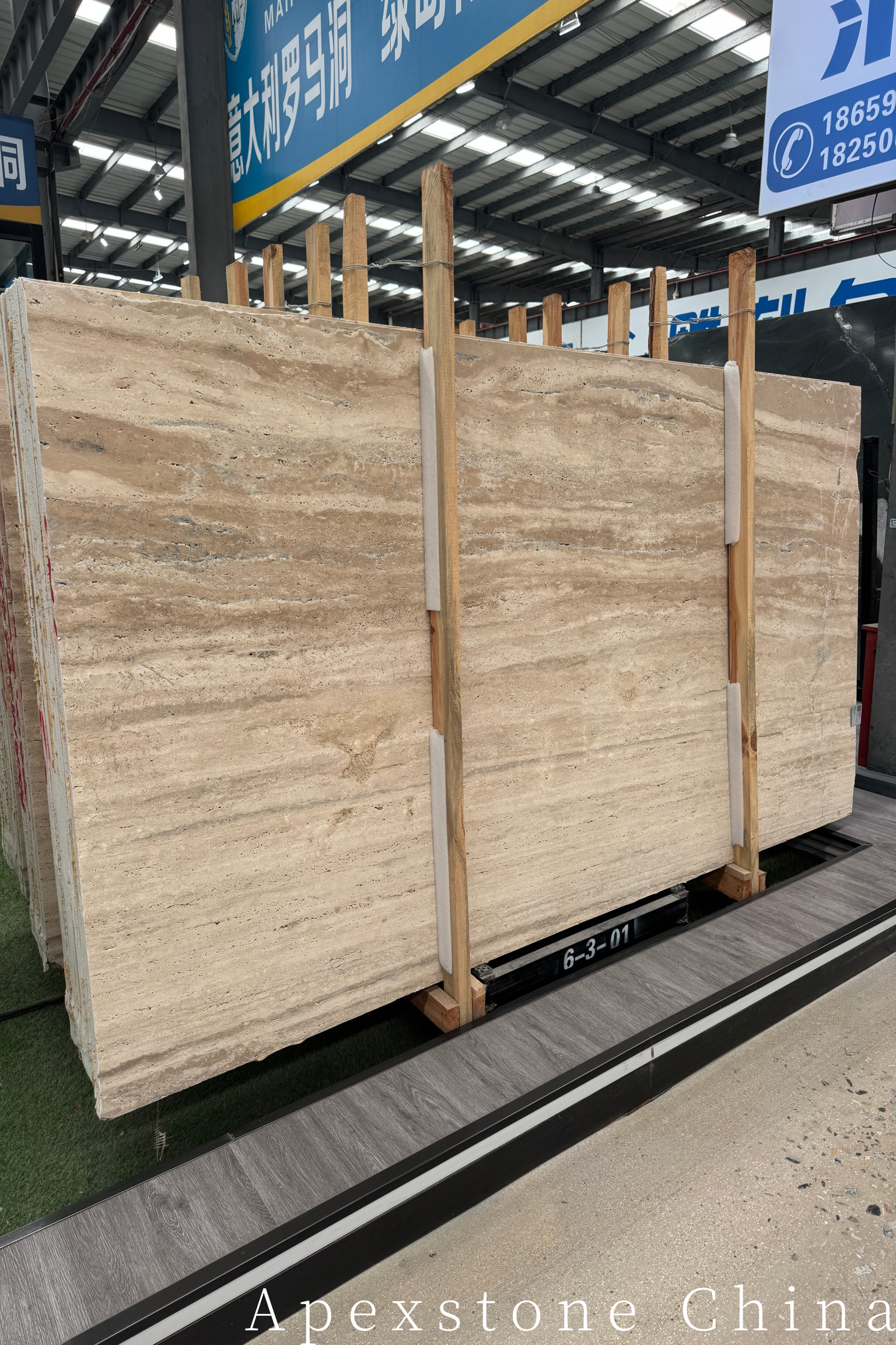 Travertine Romano Shower Wall Panels - Stone Shower Backing Travertine Classico Roma