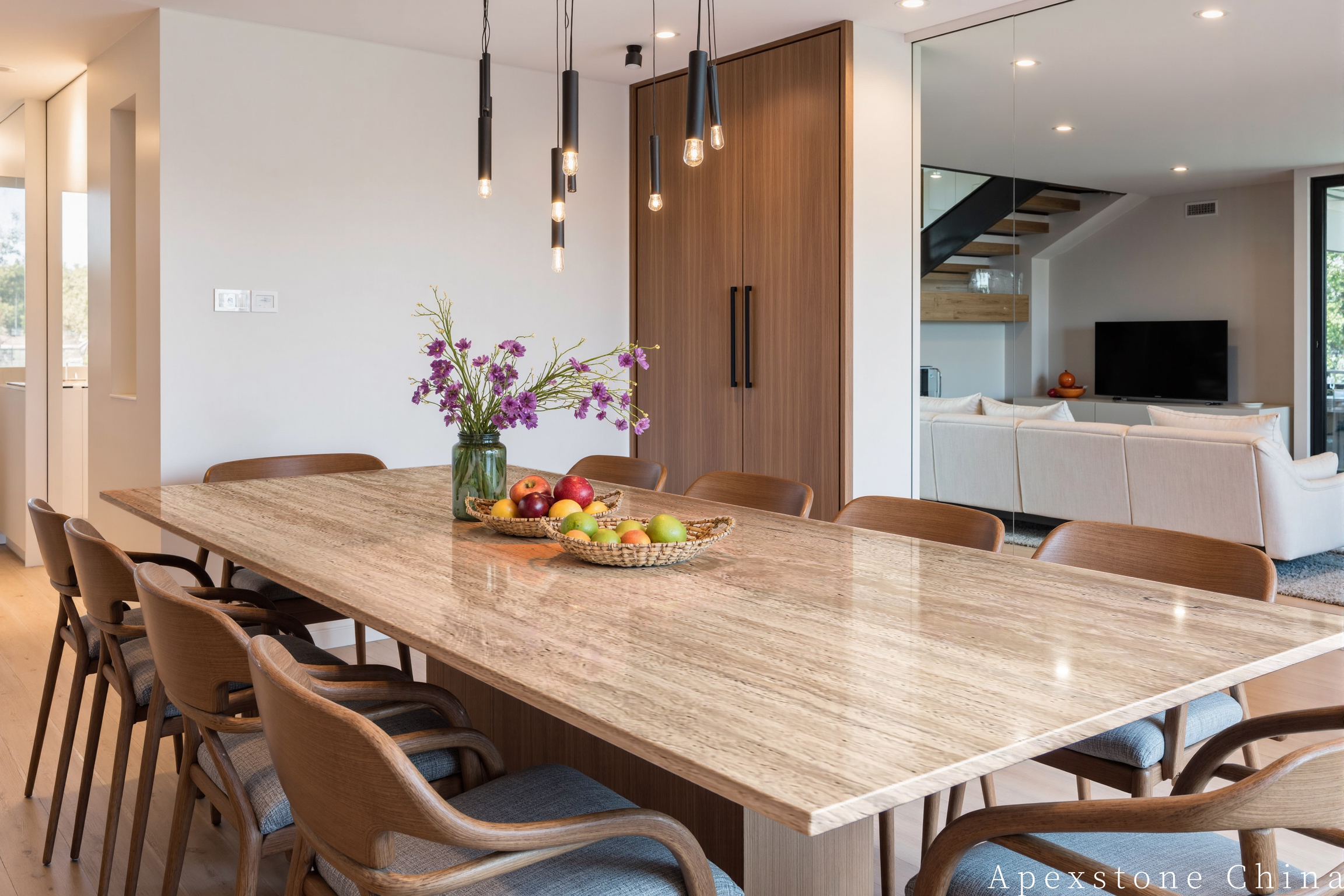 Travertine Romano Stone Tables - Dining, Coffee, Console & Side Tables Travertine Classico Roma