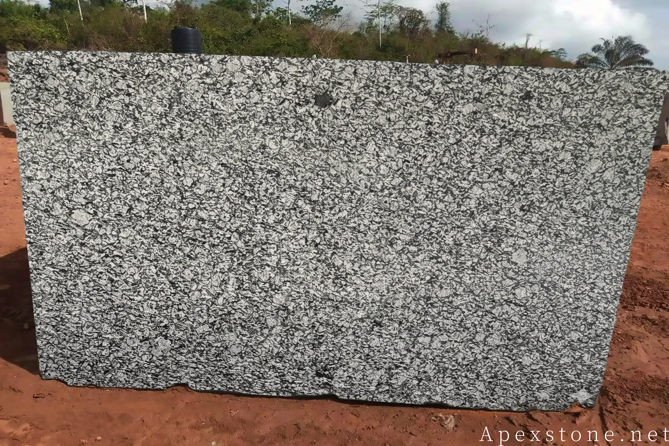 Sea Wave Granite driveway pavement detail