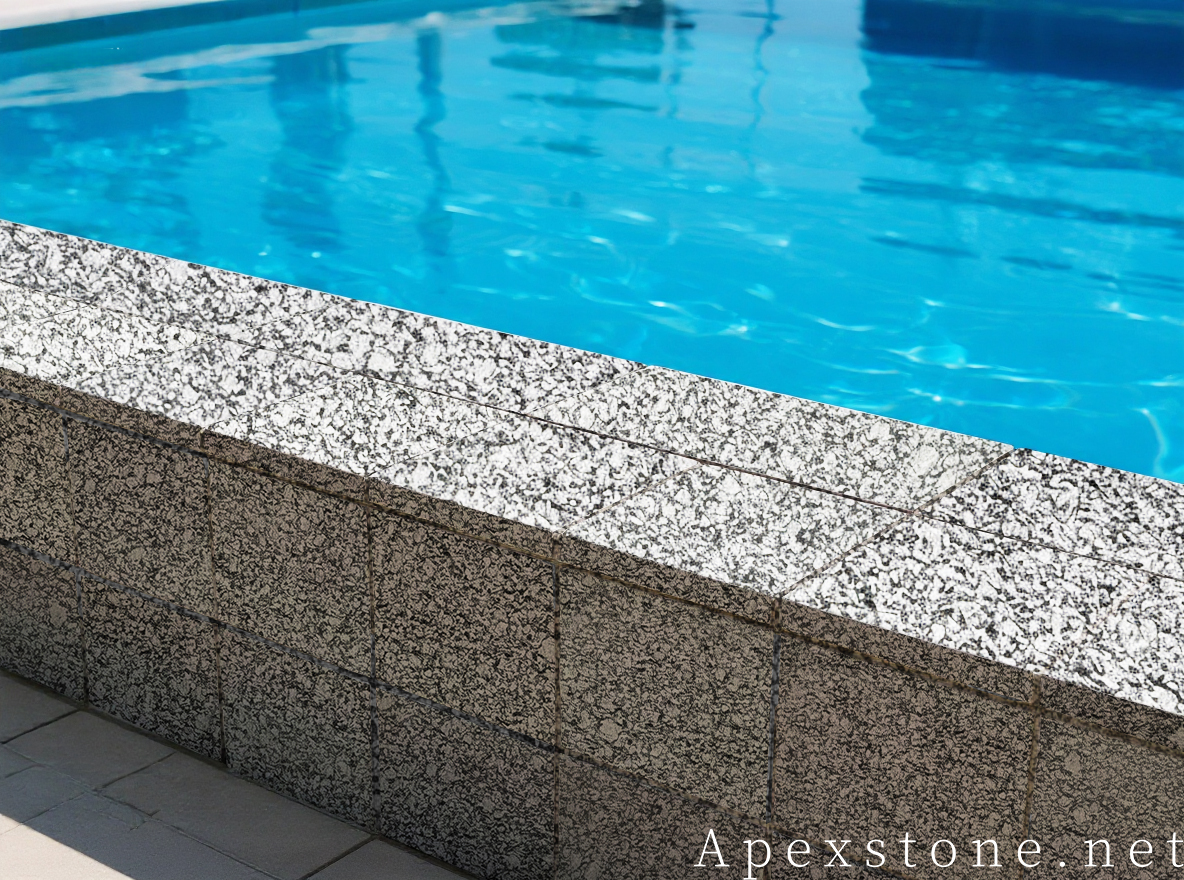 Sea Wave Granite pool decking pavers
