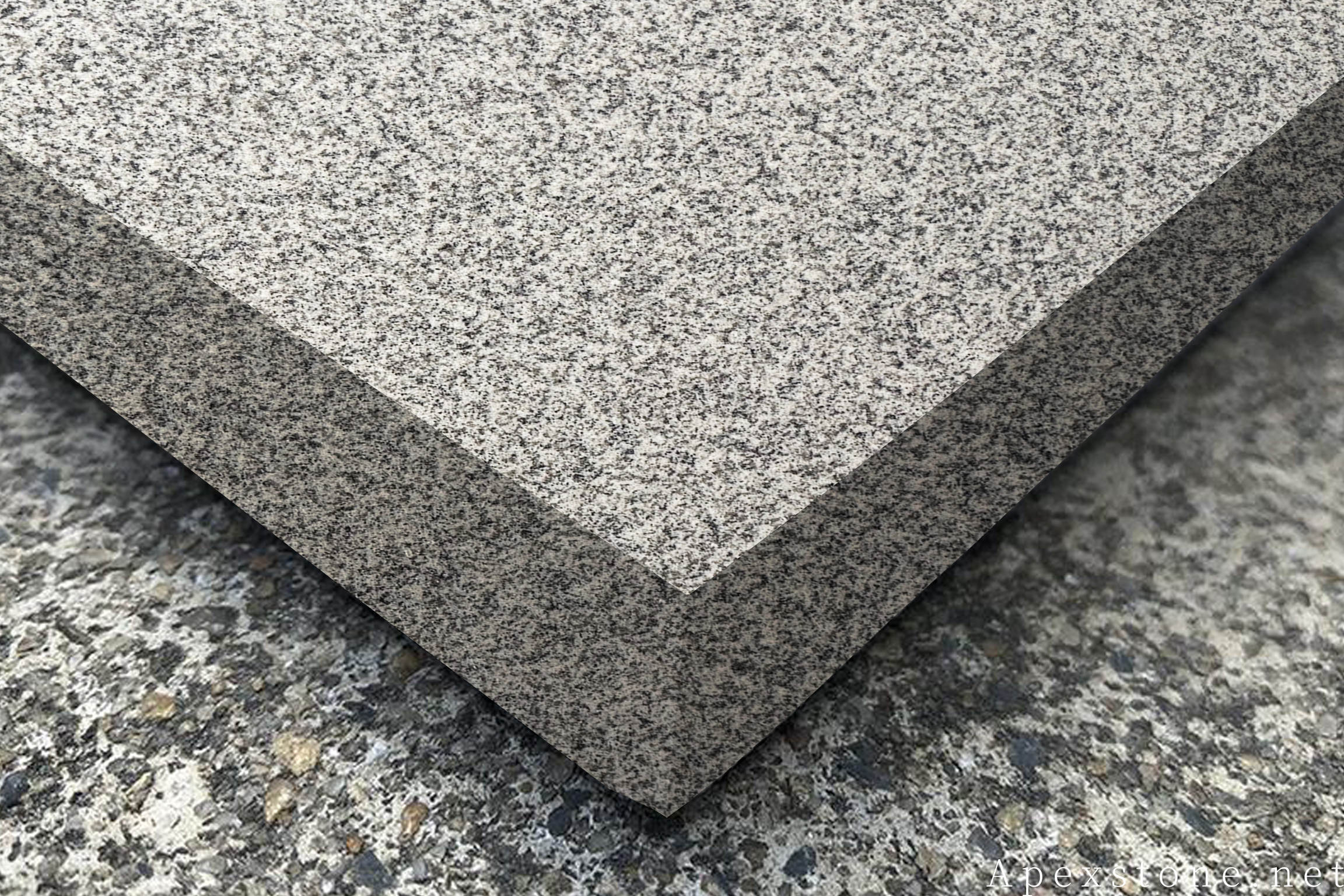 Bianco Crystal Granite Pavers driveway pavers