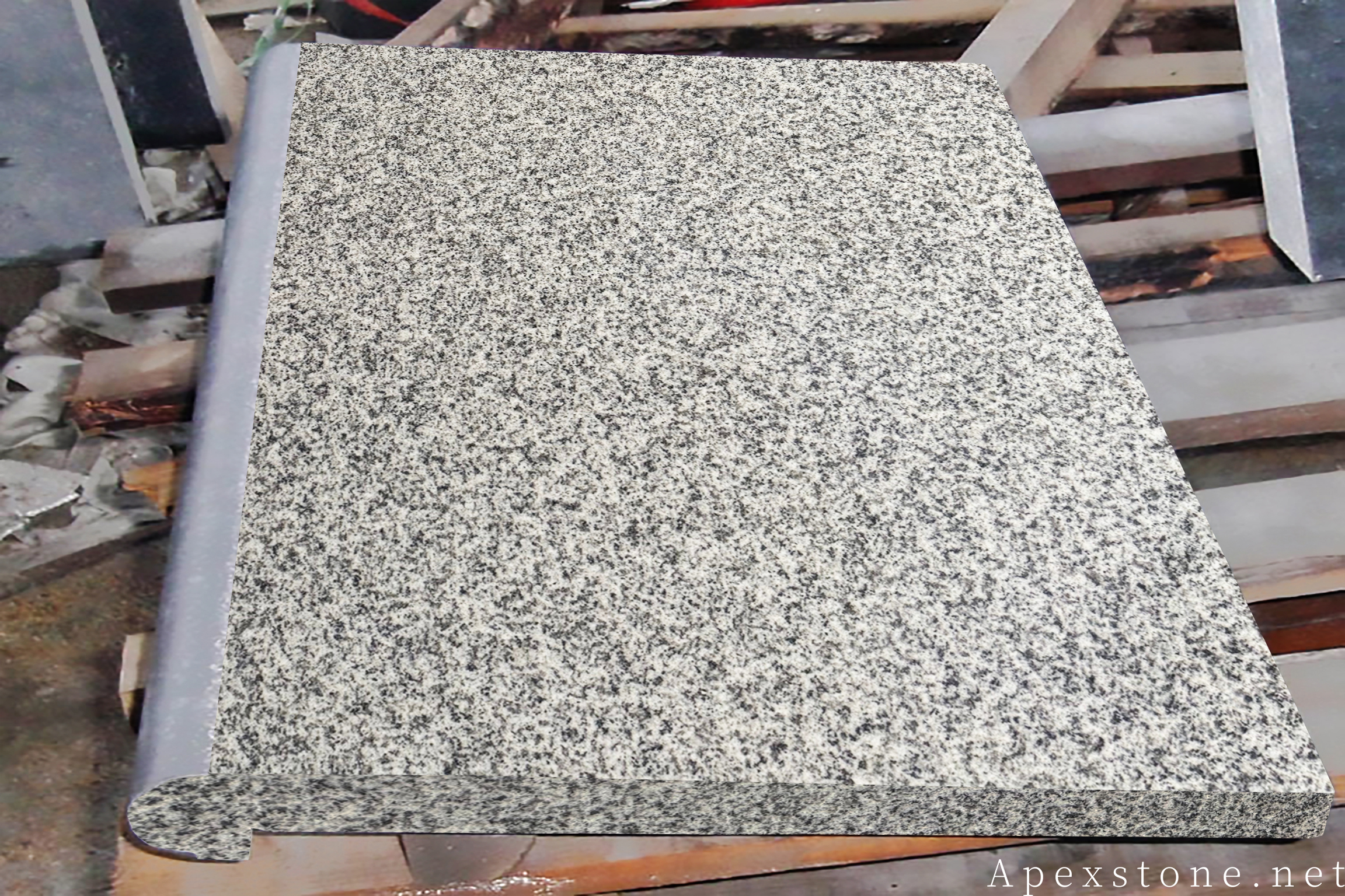 Bianco Crystal Granite Pool Coping & Decking pool coping