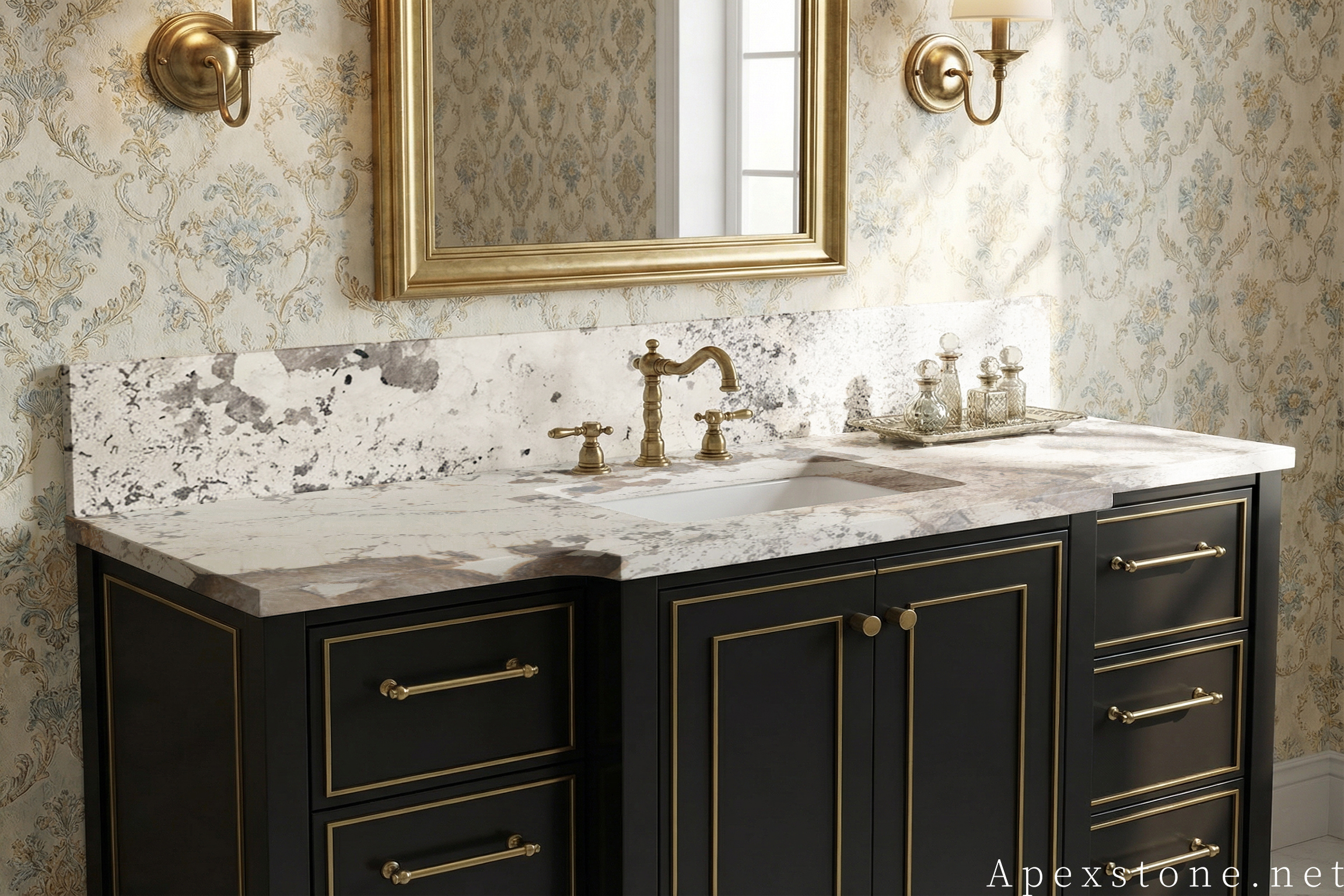 Pandora Quartzite Bathroom Vanity Tops White Quartzite Bathroom