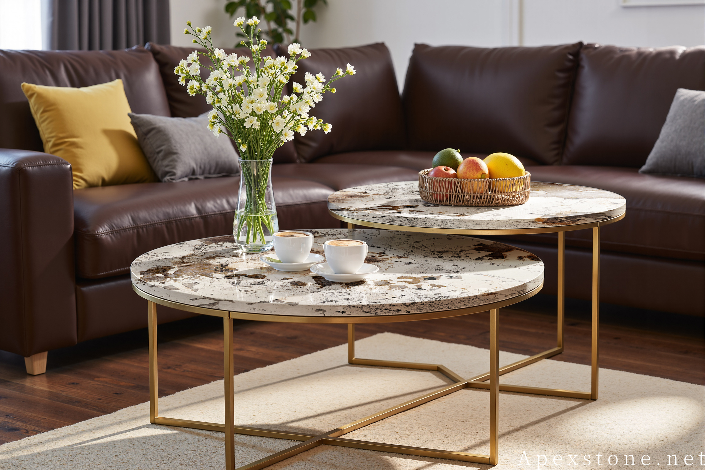 Pandora Quartzite Coffee Tables Stone Coffee Table