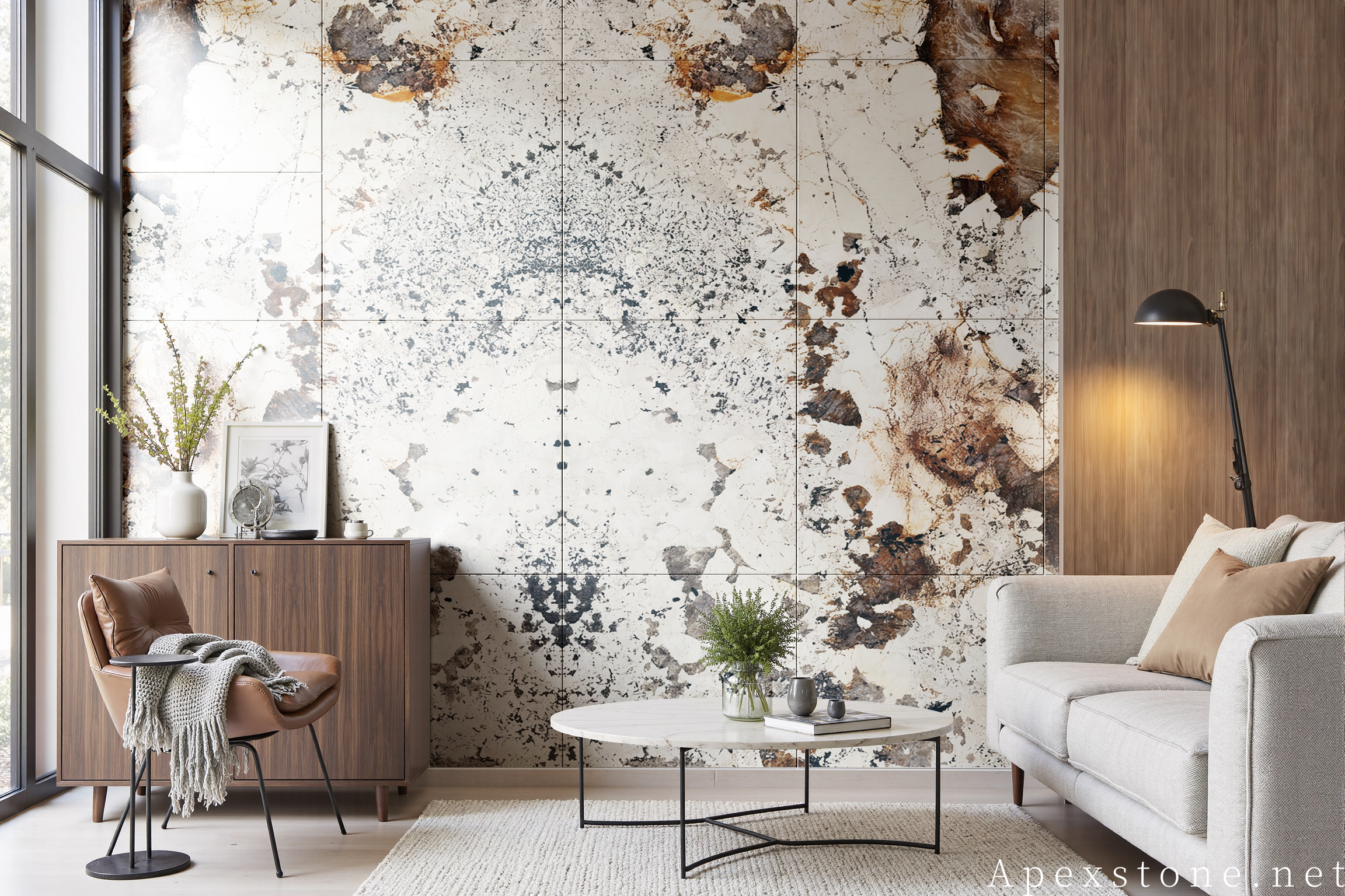 Pandora Quartzite Accent Wall & Feature Wall Panels Backlit Stone Wall