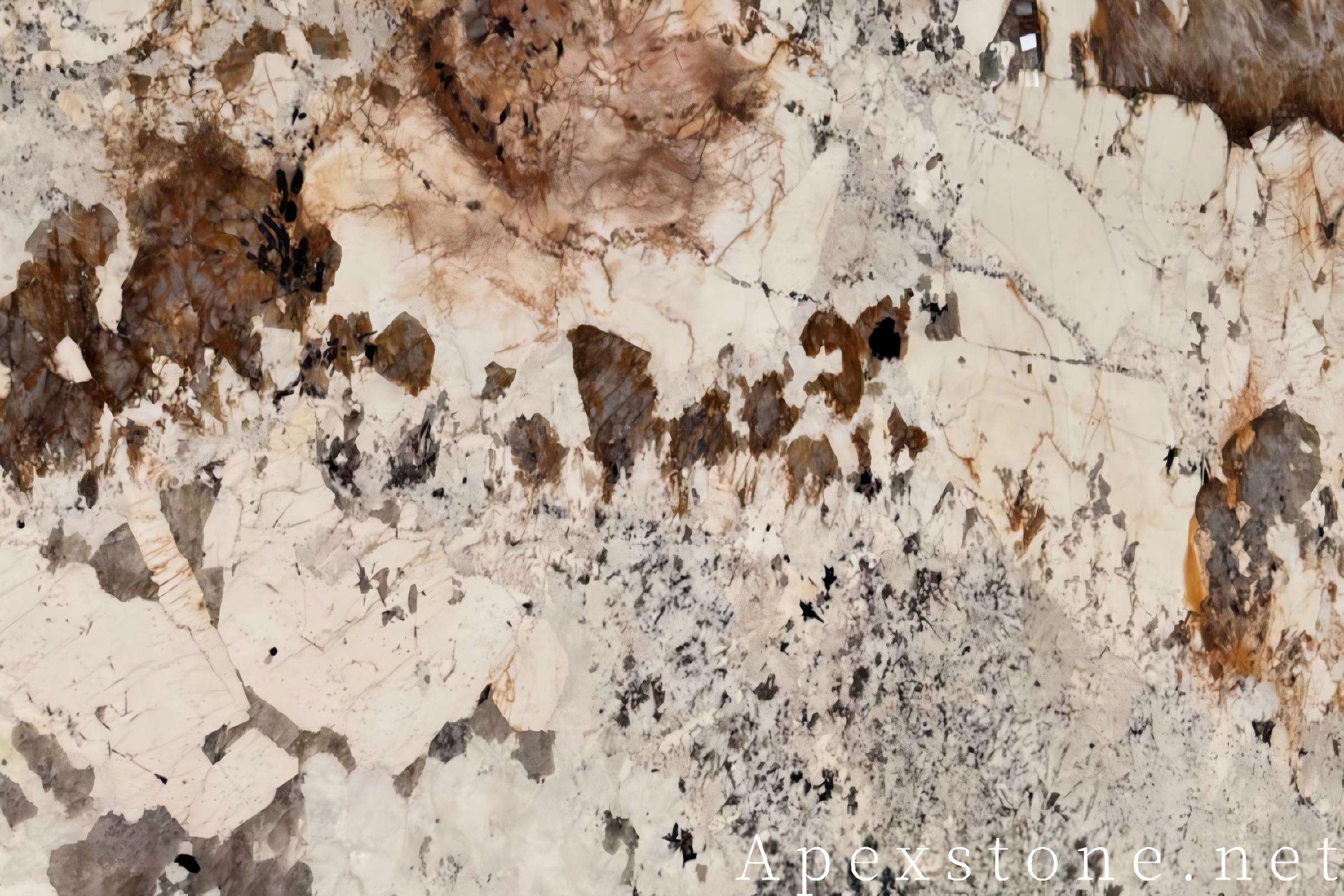 Close-up of Pandora quartzite slab surface