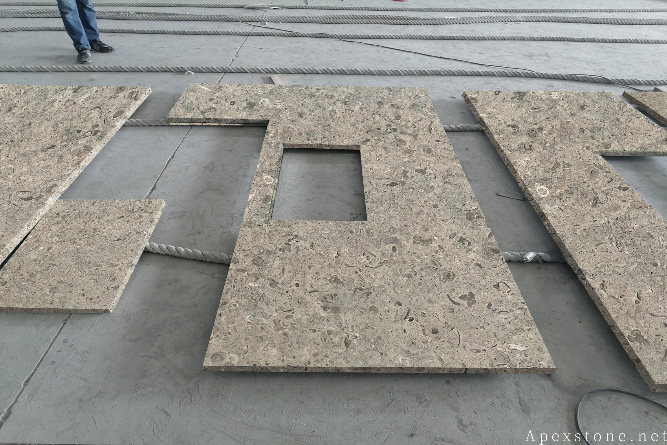 Portuguese Grey limestone kitchen countertop product