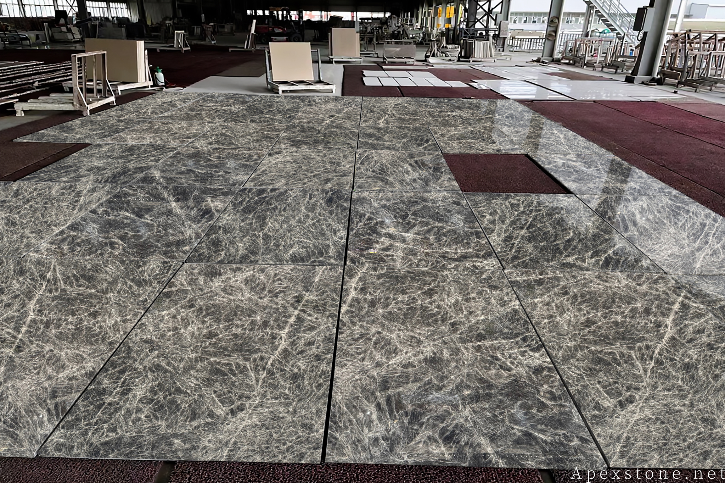 Snow Black Fox Marble Floor & Wall Tiles Snow Black Fox Marble Tile