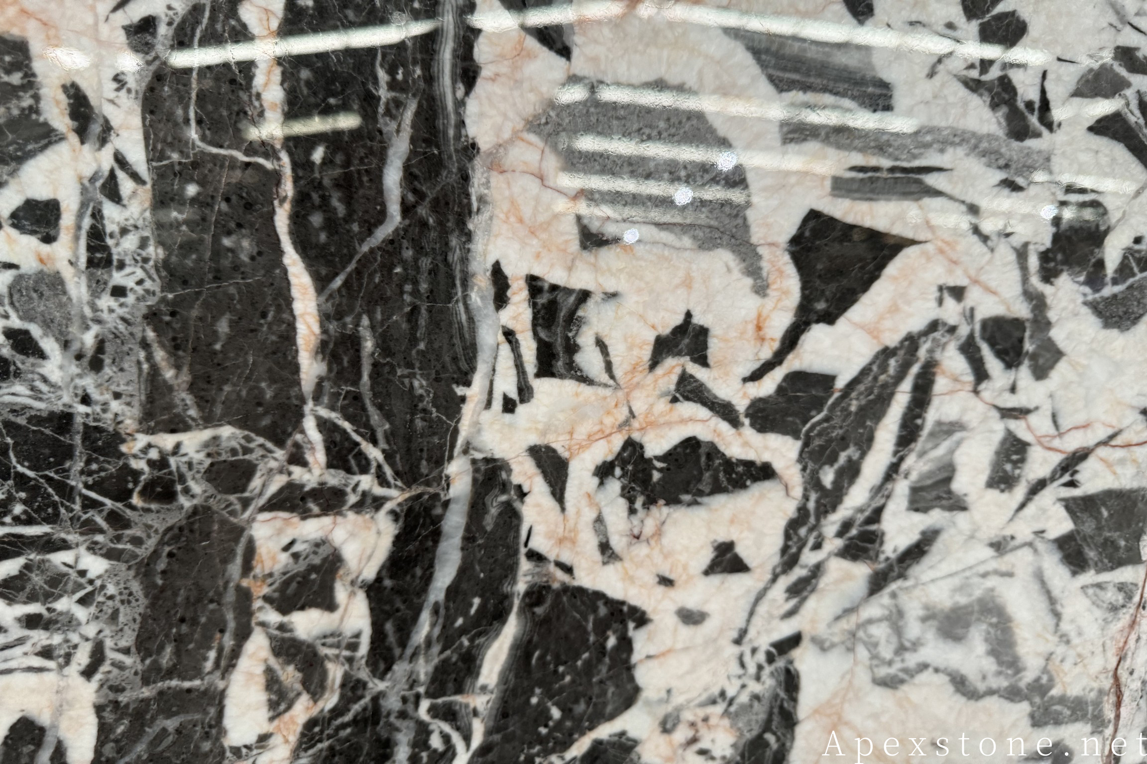 Chanel Grey marble floor tile slabs for hotel lobby flooring