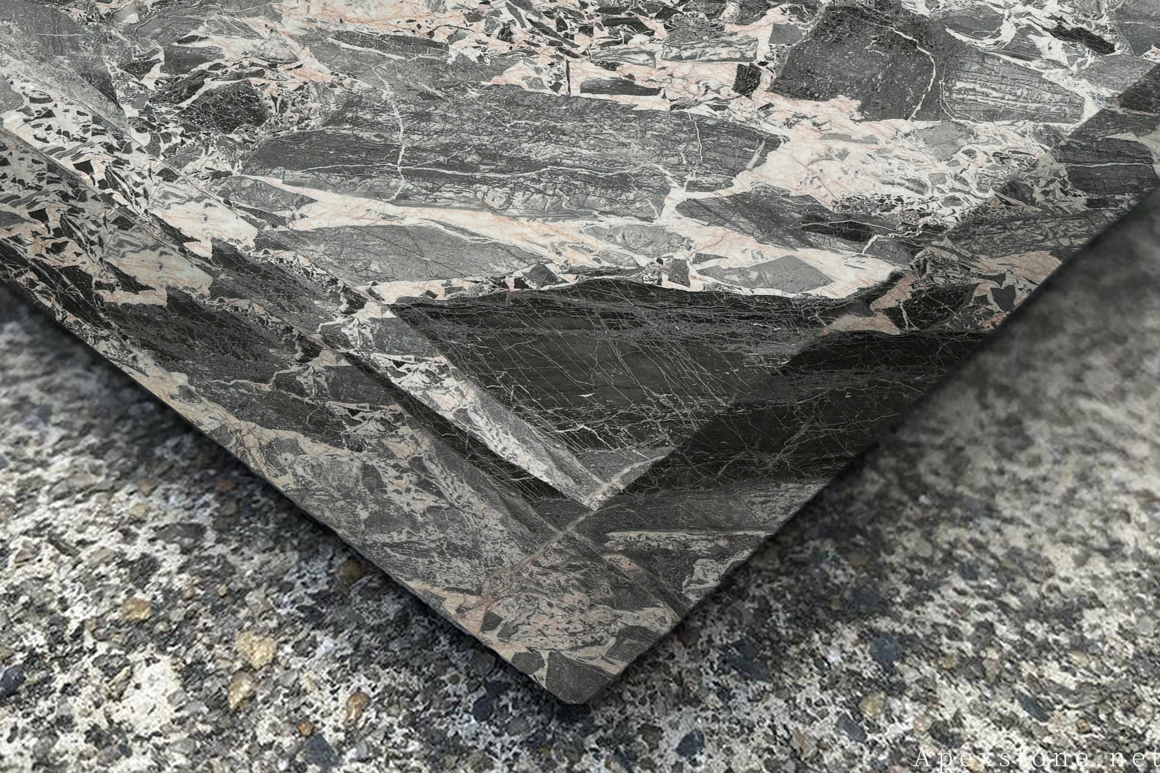 Chanel Grey marble garden pathway paver product