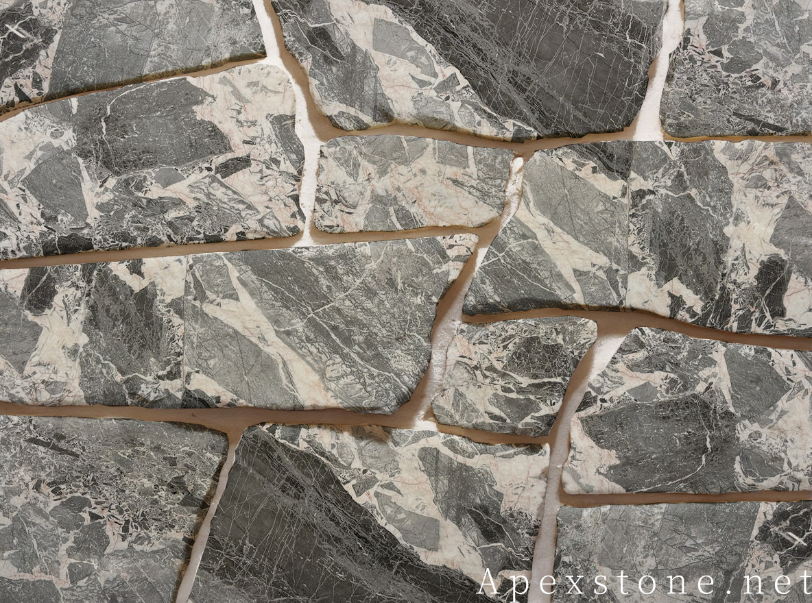 Chanel Grey marble garden wall panel product