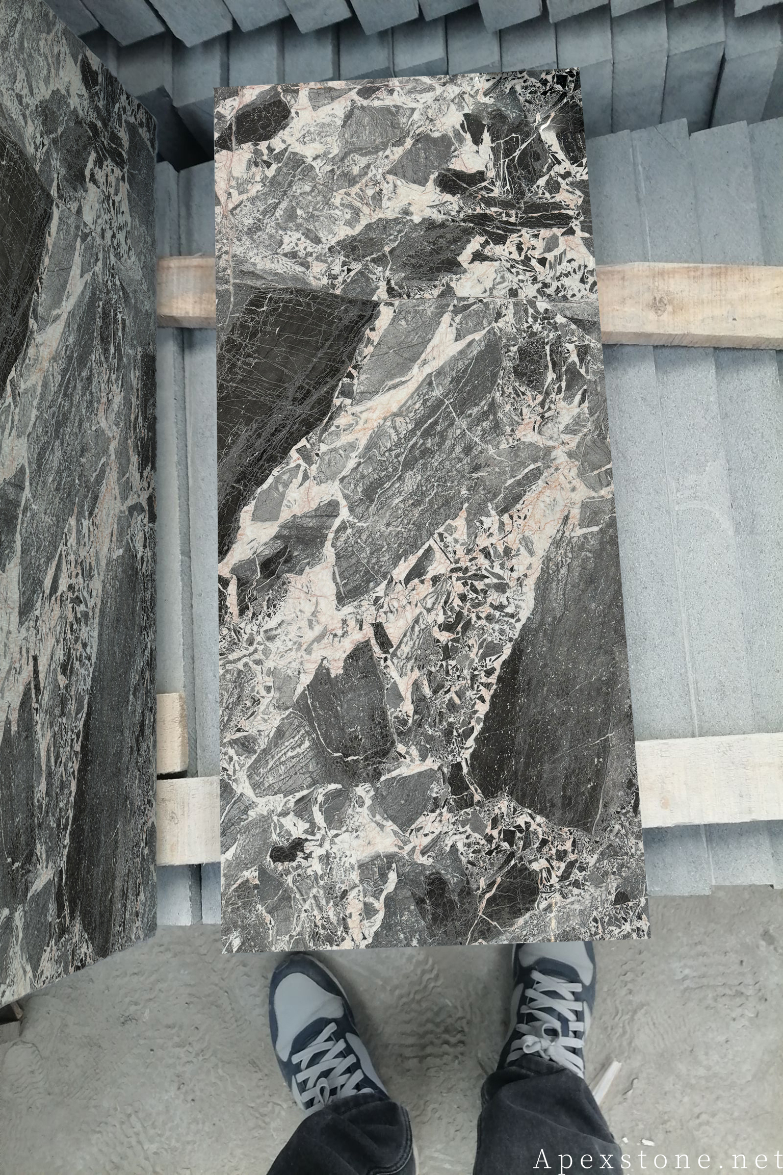 Chanel Grey marble terrace paving slab product